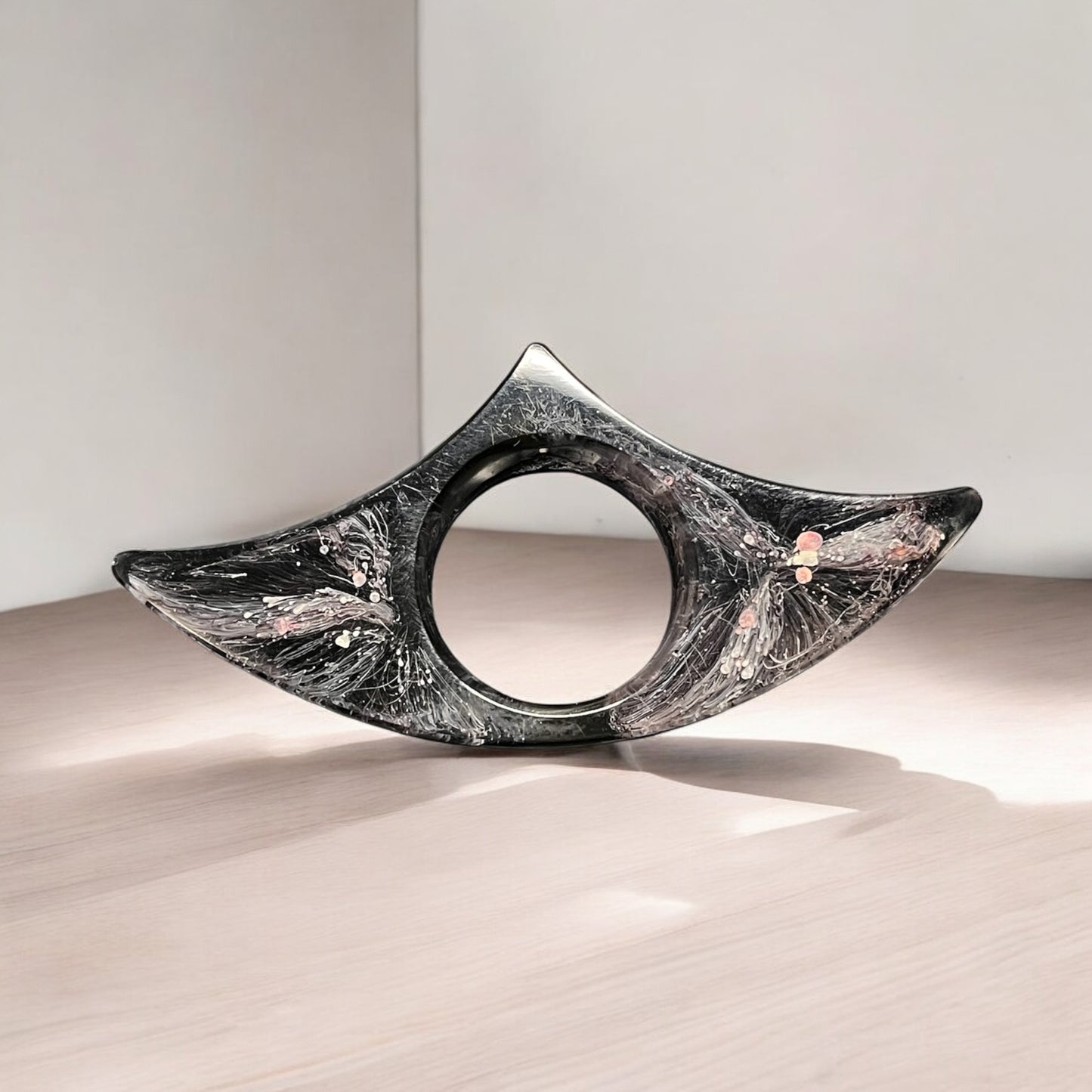 Bague de lecture effet encre noir (2)