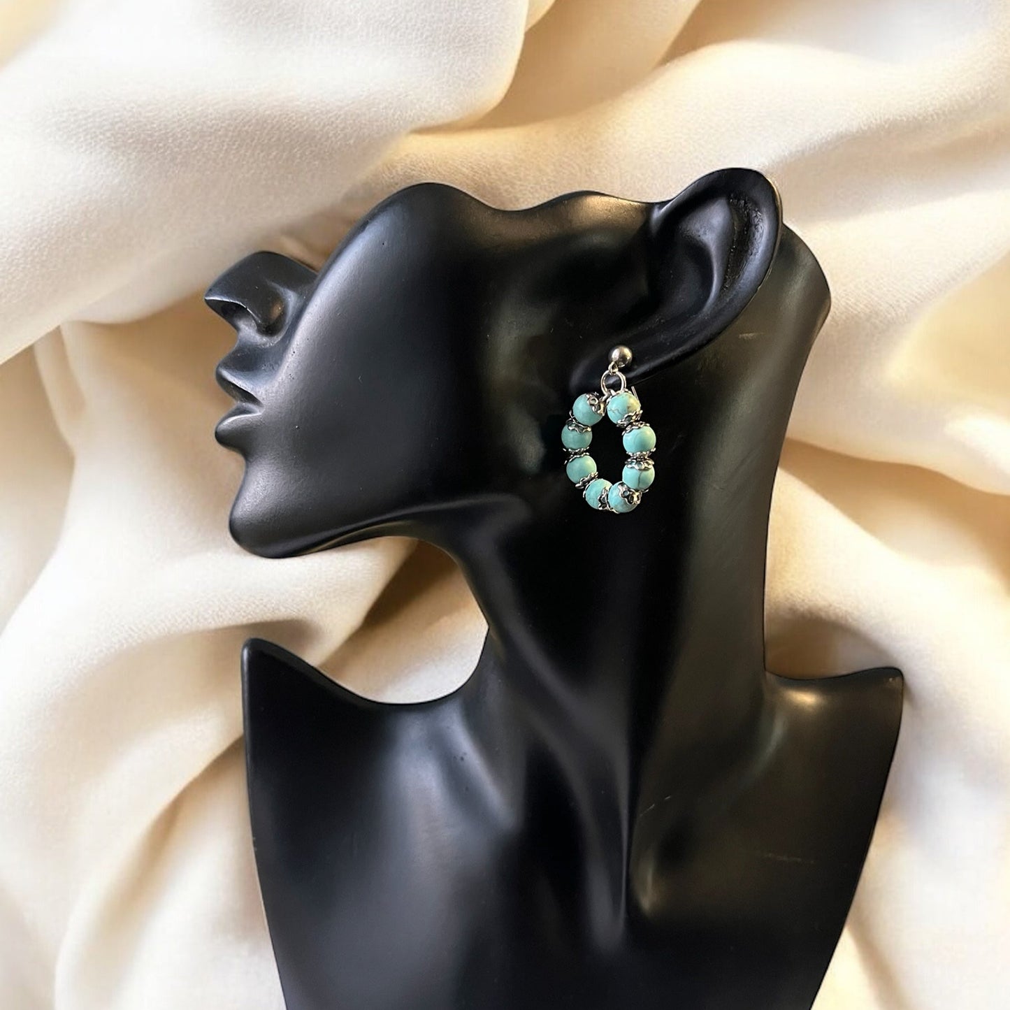 Créoles Turquoise – Évasion & Sérénité (17)