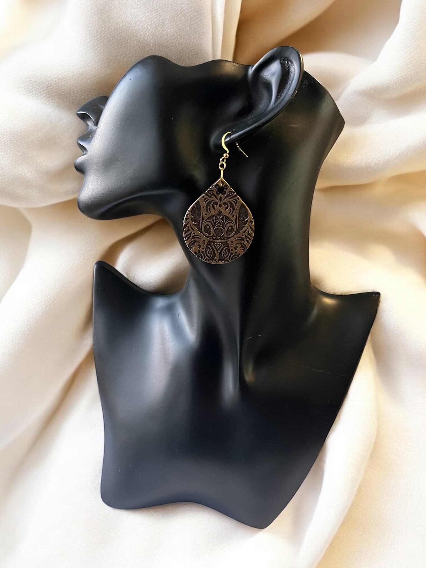 Engraved Wooden Stitch Earrings (12)