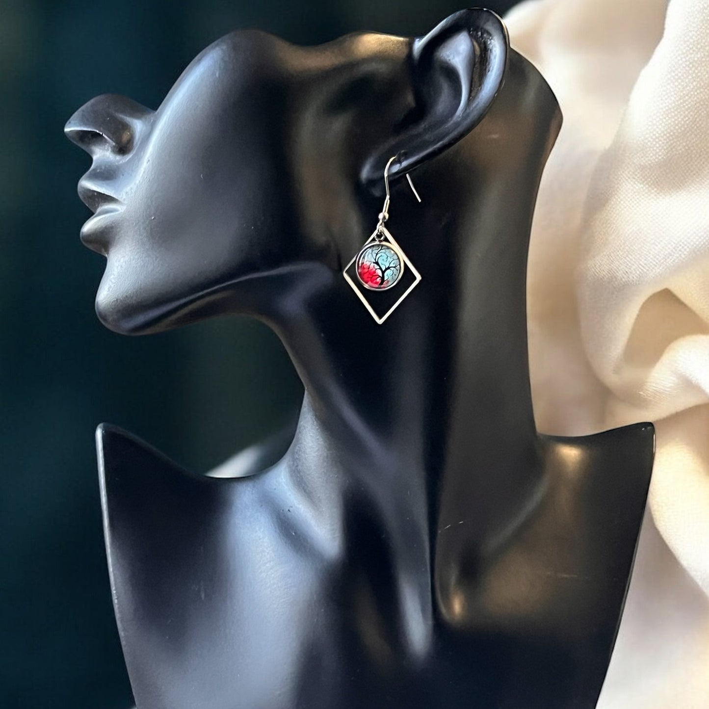 Boucles "Arbre de Vie" forme losange