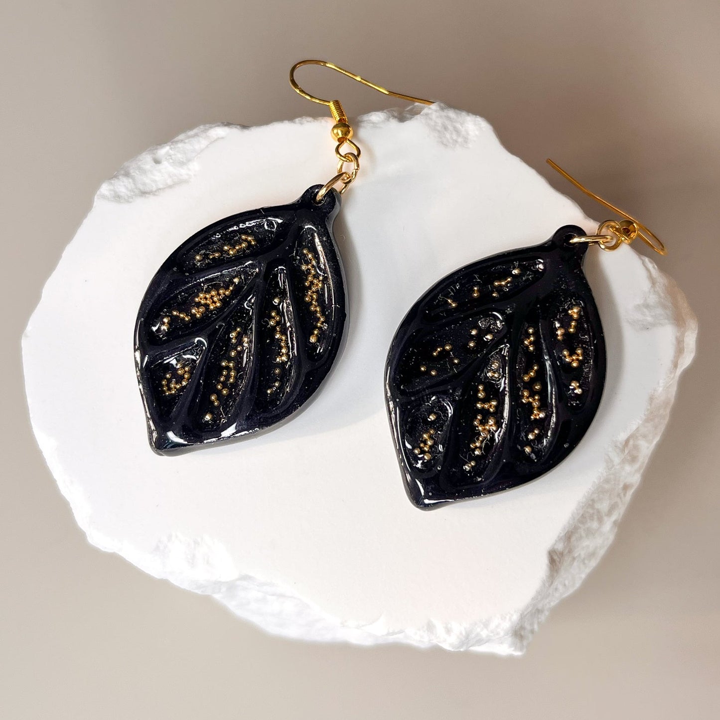 Boucles d'oreilles - éclat doré