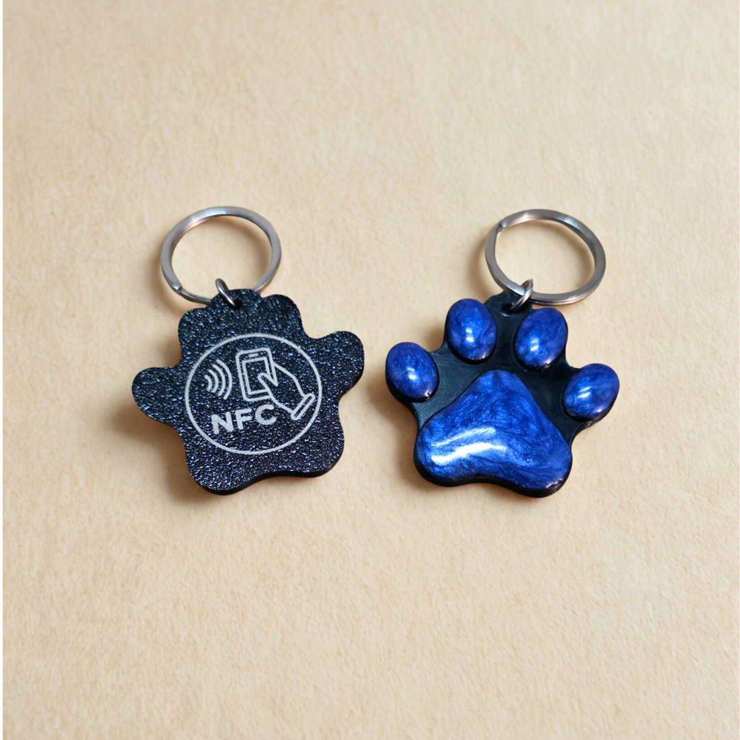Médaillon NFC pour chien personnalisé – identification rapide et design unique