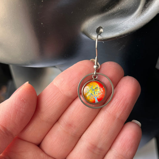 Boucles "Arbre de Vie" forme rond