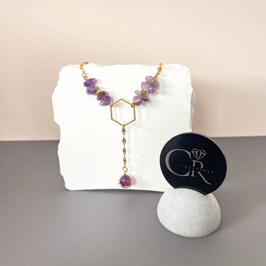 Collier en améthyste – Harmonie intérieure   (offre duo -10%)