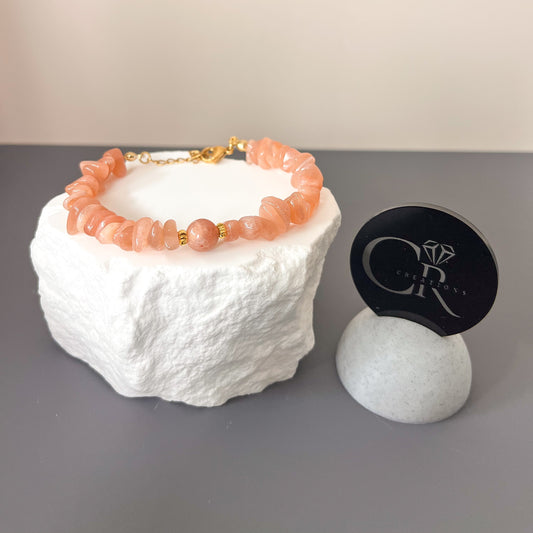 Bracelet Harmonie d’énergie – Pierre de soleil    (offre duo -10%)