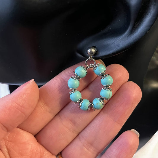 Créoles Turquoise – Évasion & Sérénité (17)