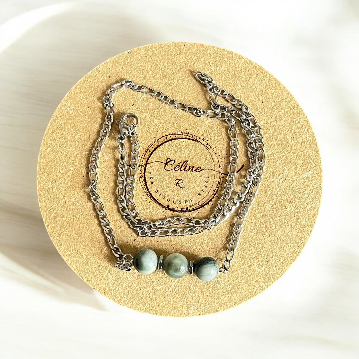 Collier  des 3 labradorites
