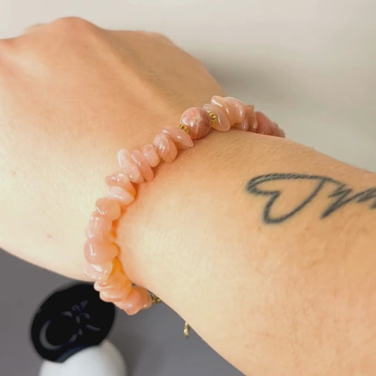 Bracelet Harmonie d’énergie – Pierre de soleil    (offre duo -10%)