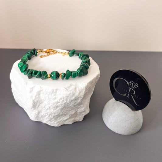 Bracelet Harmonie protectrice – Malachite   (offre duo -10%)